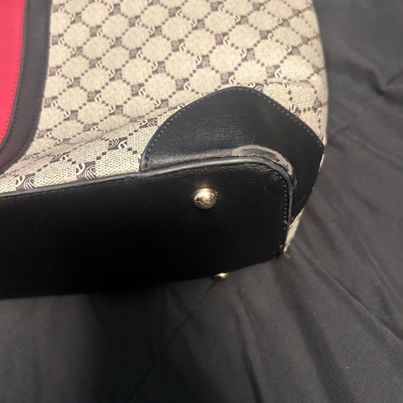 Source Unknown Beige and Red Tote Bag - Picture 2 of 2